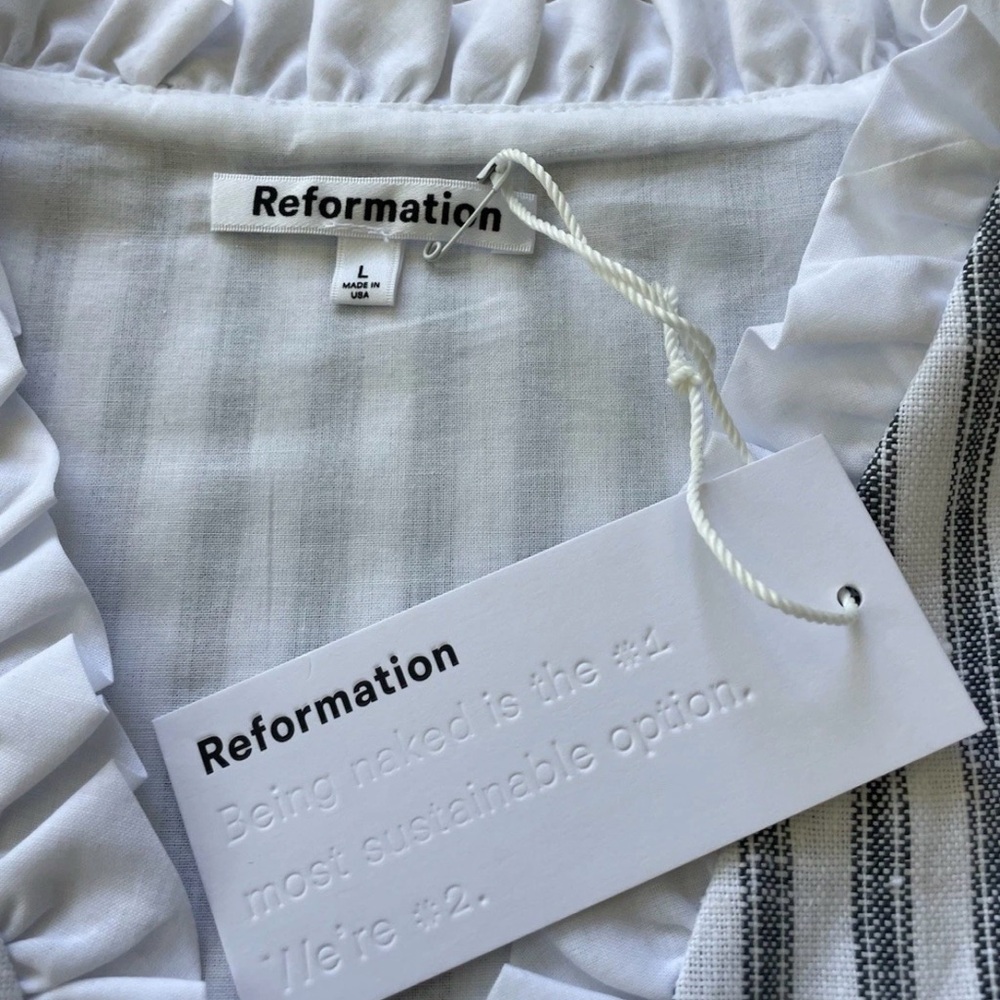 Reformation Bess linen top L - Picture 6 of 6
